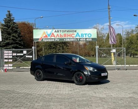 Черный Киа Рио, объемом двигателя 1.6 л и пробегом 220 тыс. км за 5500 $, фото 1 на Automoto.ua