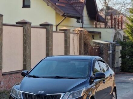 Черный Киа Рио, объемом двигателя 1.4 л и пробегом 180 тыс. км за 6500 $, фото 1 на Automoto.ua