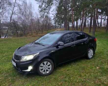 Черный Киа Рио, объемом двигателя 1.6 л и пробегом 231 тыс. км за 5850 $, фото 1 на Automoto.ua