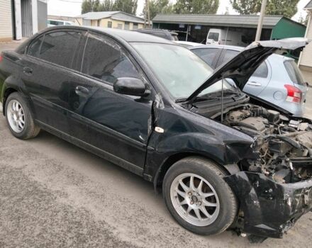 Черный Киа Рио, объемом двигателя 1.4 л и пробегом 160 тыс. км за 2599 $, фото 1 на Automoto.ua