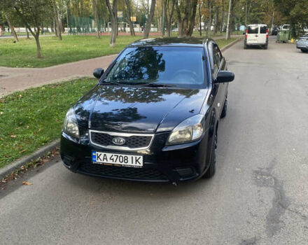 Черный Киа Рио, объемом двигателя 1.6 л и пробегом 125 тыс. км за 4950 $, фото 1 на Automoto.ua