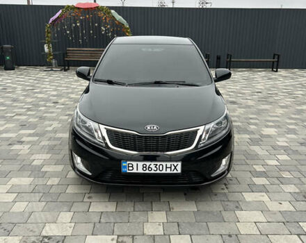 Черный Киа Рио, объемом двигателя 1.4 л и пробегом 111 тыс. км за 7500 $, фото 1 на Automoto.ua
