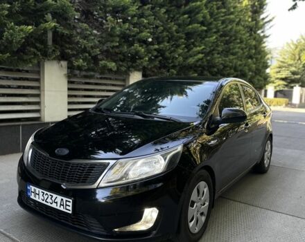 Черный Киа Рио, объемом двигателя 1.4 л и пробегом 170 тыс. км за 6000 $, фото 1 на Automoto.ua