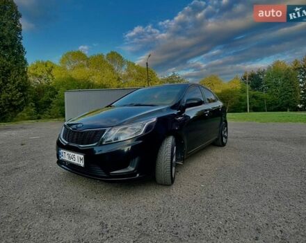 Черный Киа Рио, объемом двигателя 1.4 л и пробегом 95 тыс. км за 7299 $, фото 1 на Automoto.ua