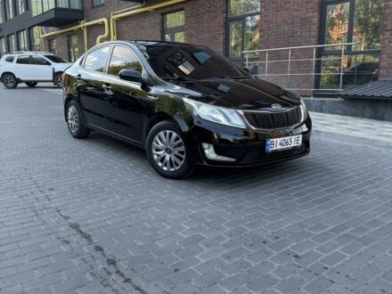 Черный Киа Рио, объемом двигателя 1.4 л и пробегом 103 тыс. км за 7800 $, фото 1 на Automoto.ua
