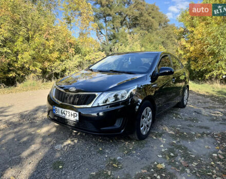 Черный Киа Рио, объемом двигателя 1.4 л и пробегом 173 тыс. км за 7300 $, фото 1 на Automoto.ua