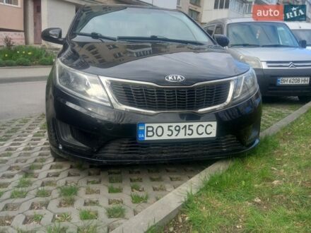 Черный Киа Рио, объемом двигателя 1.4 л и пробегом 213 тыс. км за 8700 $, фото 1 на Automoto.ua