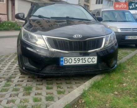 Черный Киа Рио, объемом двигателя 1.4 л и пробегом 213 тыс. км за 8700 $, фото 1 на Automoto.ua