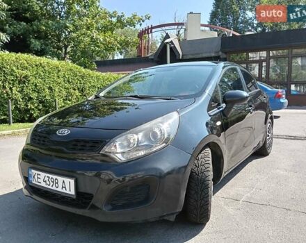 Черный Киа Рио, объемом двигателя 1.25 л и пробегом 252 тыс. км за 5999 $, фото 1 на Automoto.ua