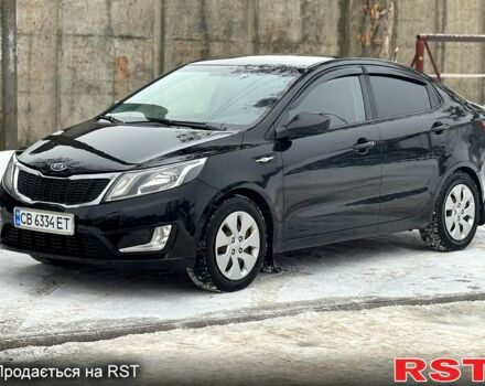 Черный Киа Рио, объемом двигателя 1.4 л и пробегом 155 тыс. км за 7500 $, фото 1 на Automoto.ua