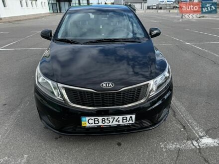 Черный Киа Рио, объемом двигателя 1.4 л и пробегом 125 тыс. км за 6000 $, фото 1 на Automoto.ua