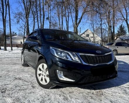 Черный Киа Рио, объемом двигателя 1.4 л и пробегом 160 тыс. км за 7700 $, фото 1 на Automoto.ua