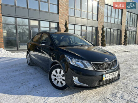 Черный Киа Рио, объемом двигателя 1.59 л и пробегом 93 тыс. км за 9350 $, фото 1 на Automoto.ua