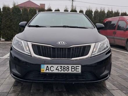 Черный Киа Рио, объемом двигателя 1.4 л и пробегом 244 тыс. км за 6900 $, фото 1 на Automoto.ua
