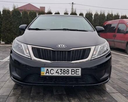 Черный Киа Рио, объемом двигателя 1.4 л и пробегом 244 тыс. км за 6900 $, фото 1 на Automoto.ua