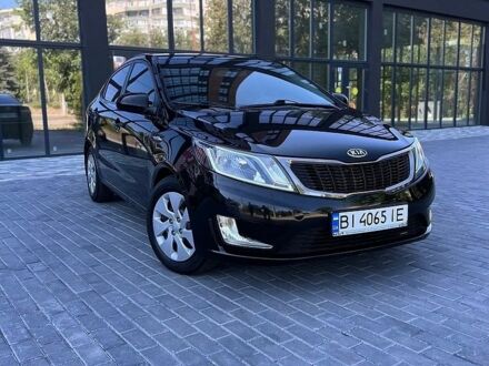 Черный Киа Рио, объемом двигателя 1.4 л и пробегом 103 тыс. км за 7800 $, фото 1 на Automoto.ua