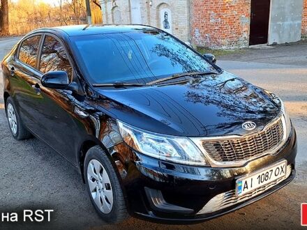 Киа Рио 2012 в Городище на Automoto.ua Черный Киа Рио, объемом двигателя 1.4 л и пробегом 126 тыс. км за 7500 $, фото 1 на Automoto.ua
