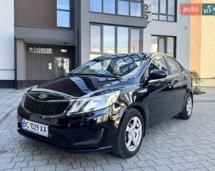 Черный Киа Рио, объемом двигателя 1.4 л и пробегом 199 тыс. км за 6300 $, фото 1 на Automoto.ua