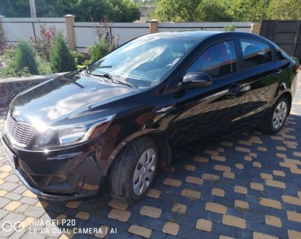 Черный Киа Рио, объемом двигателя 1.4 л и пробегом 150 тыс. км за 7500 $, фото 1 на Automoto.ua