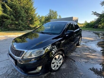 Черный Киа Рио, объемом двигателя 1.4 л и пробегом 179 тыс. км за 8000 $, фото 1 на Automoto.ua