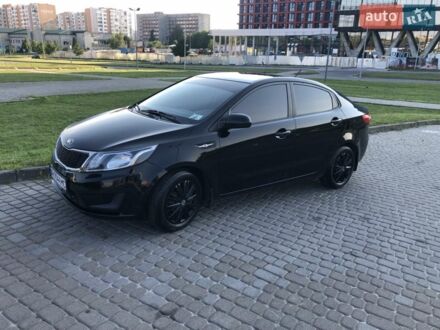 Черный Киа Рио, объемом двигателя 1.4 л и пробегом 92 тыс. км за 10000 $, фото 1 на Automoto.ua