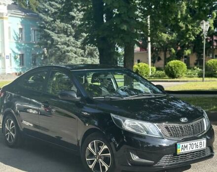 Черный Киа Рио, объемом двигателя 1.4 л и пробегом 53 тыс. км за 9500 $, фото 1 на Automoto.ua