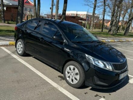 Черный Киа Рио, объемом двигателя 1.4 л и пробегом 139 тыс. км за 9500 $, фото 1 на Automoto.ua