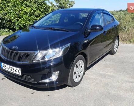 Черный Киа Рио, объемом двигателя 1.4 л и пробегом 121 тыс. км за 8600 $, фото 1 на Automoto.ua