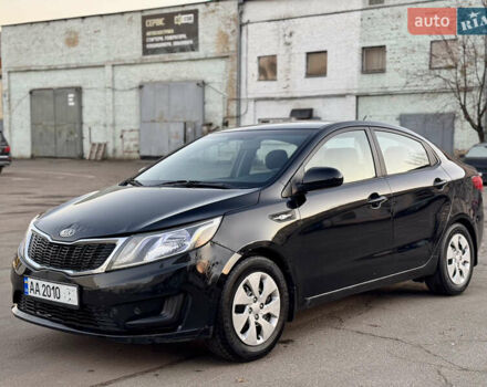 Черный Киа Рио, объемом двигателя 1.4 л и пробегом 305 тыс. км за 4950 $, фото 1 на Automoto.ua