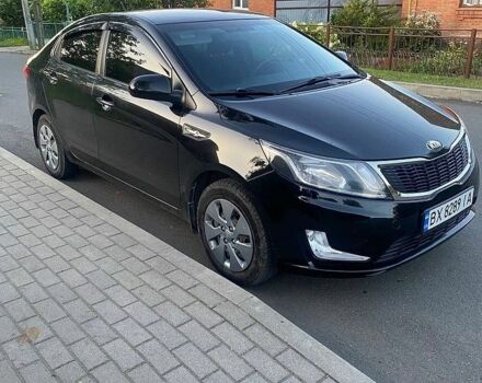 Черный Киа Рио, объемом двигателя 1.4 л и пробегом 173 тыс. км за 6500 $, фото 1 на Automoto.ua