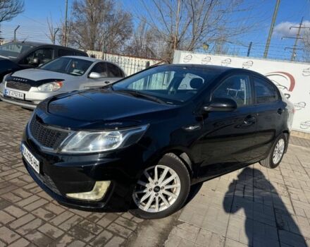 Черный Киа Рио, объемом двигателя 1.4 л и пробегом 214 тыс. км за 7700 $, фото 1 на Automoto.ua