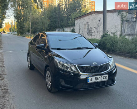 Черный Киа Рио, объемом двигателя 1.4 л и пробегом 135 тыс. км за 8000 $, фото 1 на Automoto.ua