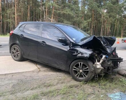 Черный Киа Рио, объемом двигателя 1.6 л и пробегом 142 тыс. км за 2777 $, фото 1 на Automoto.ua