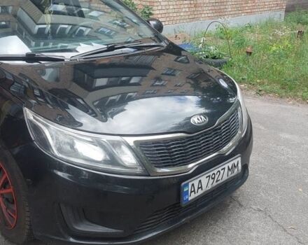 Черный Киа Рио, объемом двигателя 1.4 л и пробегом 320 тыс. км за 6200 $, фото 1 на Automoto.ua