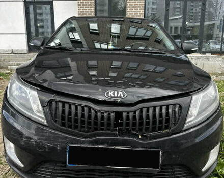 Черный Киа Рио, объемом двигателя 1.6 л и пробегом 236 тыс. км за 3700 $, фото 1 на Automoto.ua