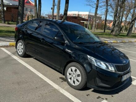 Черный Киа Рио, объемом двигателя 1.4 л и пробегом 139 тыс. км за 9500 $, фото 1 на Automoto.ua