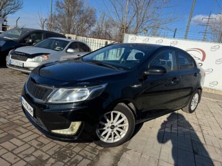Черный Киа Рио, объемом двигателя 1.4 л и пробегом 213 тыс. км за 7200 $, фото 1 на Automoto.ua