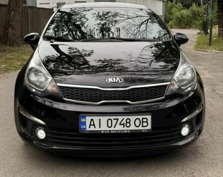 Черный Киа Рио, объемом двигателя 1.4 л и пробегом 180 тыс. км за 6900 $, фото 1 на Automoto.ua