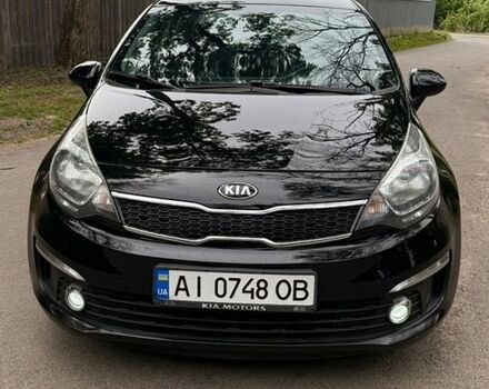 Черный Киа Рио, объемом двигателя 1.4 л и пробегом 180 тыс. км за 6900 $, фото 1 на Automoto.ua
