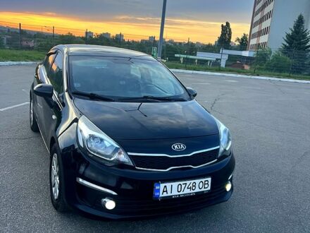Черный Киа Рио, объемом двигателя 1.4 л и пробегом 240 тыс. км за 5900 $, фото 1 на Automoto.ua