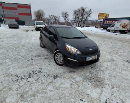 Черный Киа Рио, объемом двигателя 1.6 л и пробегом 180 тыс. км за 8799 $, фото 1 на Automoto.ua