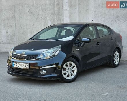 Черный Киа Рио, объемом двигателя 1.4 л и пробегом 91 тыс. км за 10999 $, фото 1 на Automoto.ua