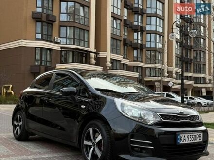 Черный Киа Рио, объемом двигателя 1.4 л и пробегом 74 тыс. км за 12900 $, фото 1 на Automoto.ua