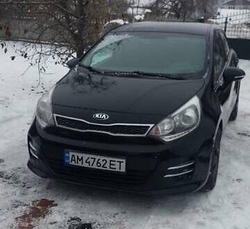 Кіа Ріо 2016 у Житомирі на Automoto.ua Чорний Кіа Ріо, об'ємом двигуна 1.25 л та пробігом 71 тис. км за 7500 $, фото 1 на Automoto.ua