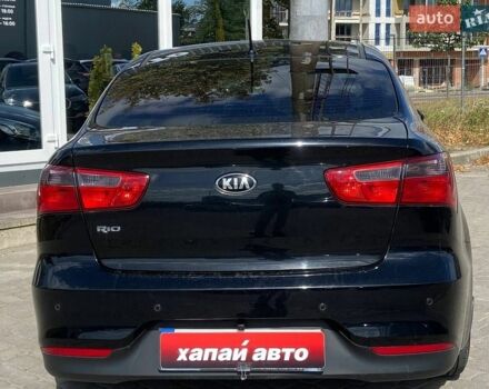 Черный Киа Рио, объемом двигателя 1.4 л и пробегом 80 тыс. км за 12300 $, фото 1 на Automoto.ua