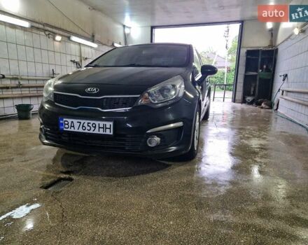 Черный Киа Рио, объемом двигателя 1.4 л и пробегом 96 тыс. км за 9500 $, фото 1 на Automoto.ua