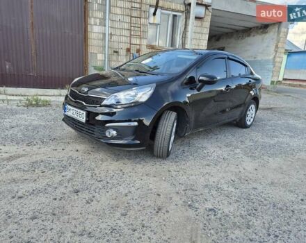 Черный Киа Рио, объемом двигателя 1.4 л и пробегом 115 тыс. км за 9500 $, фото 1 на Automoto.ua