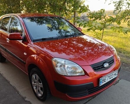 Красный Киа Рио, объемом двигателя 1.4 л и пробегом 161 тыс. км за 5774 $, фото 2 на Automoto.ua
