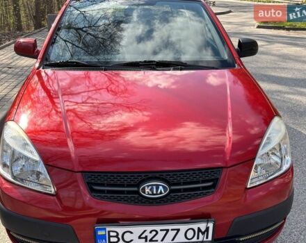 Красный Киа Рио, объемом двигателя 1.39 л и пробегом 122 тыс. км за 6100 $, фото 3 на Automoto.ua