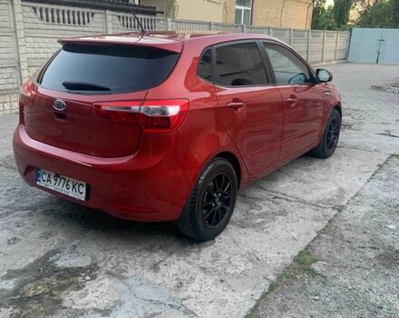 Красный Киа Рио, объемом двигателя 1.4 л и пробегом 123 тыс. км за 8308 $, фото 1 на Automoto.ua